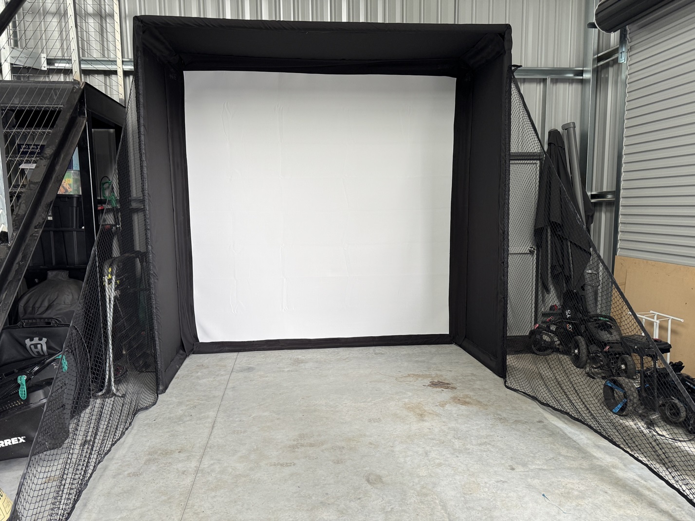 TeQers - Golf Simulator Enclosure with Impact Screen (3.0m Wide) - Image 3